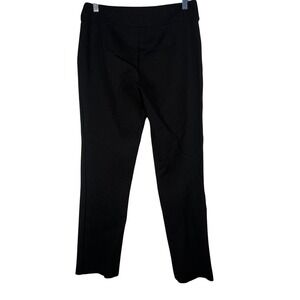 Lena Gabrielle Dress Pants Women's Pull on Black Stretch Straight Leg Size 8